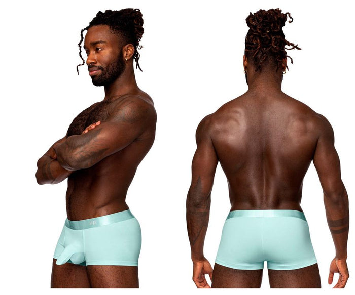 clever moda Male Power 129-281 Easy Breezy Mini Short with Sleeve Color Aqua