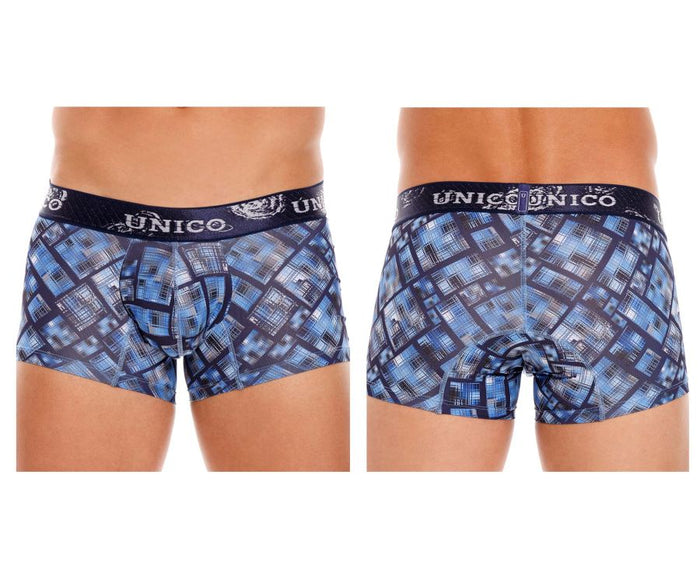 clever moda Unico 22100100115 Tartan Trunks Color 90-Printed