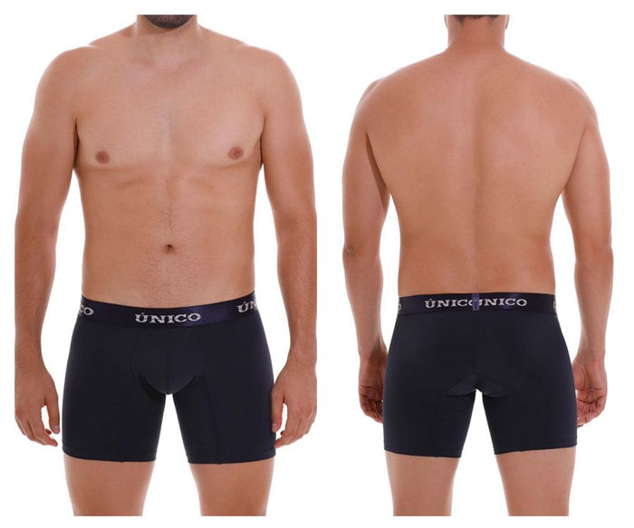 clever moda Unico 22120100206 Profundo M22 Boxer Briefs Color 82-Dark Blue
