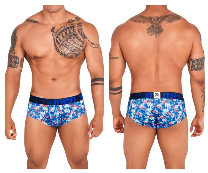 clever moda Xtremen 41313 Printed Briefs Color Royal