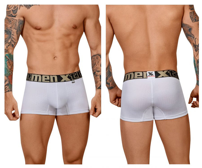 clever moda Xtremen 51436C Geometric Jacquard Trunk Color White