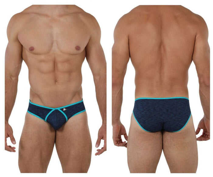 clever moda Xtremen 91074 Microfiber Briefs Color Dark Blue