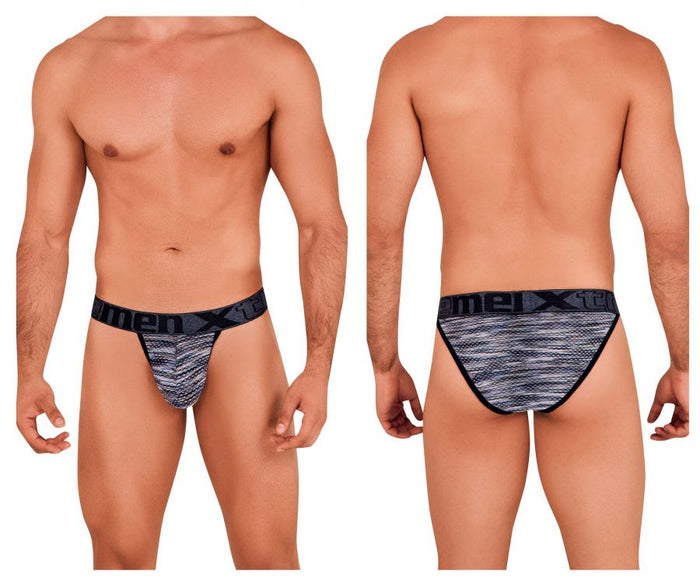 clever moda Xtremen 91098 Microfiber Mesh Bikini Color Black
