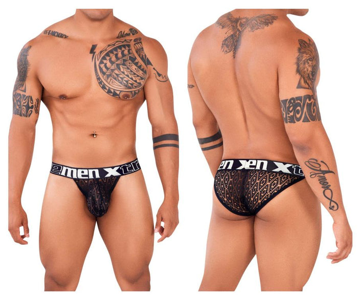 clever moda Xtremen 91117 Lace Bikini Color Black