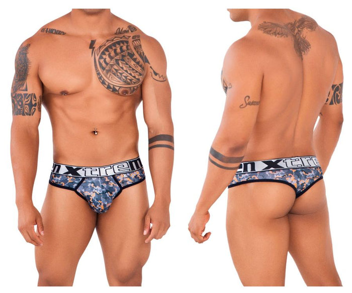 clever moda Xtremen 91131 Printed Thongs Color Orange
